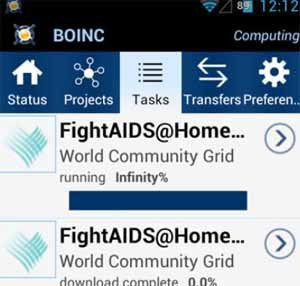 New App 'BOINC' for Android Facilitates Donation to AIDS Research